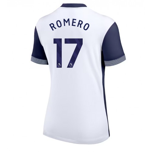 Ženski Nogometni dresi Tottenham Hotspur Cristian Romero #17 Domači 2024-25 Kratek Rokav